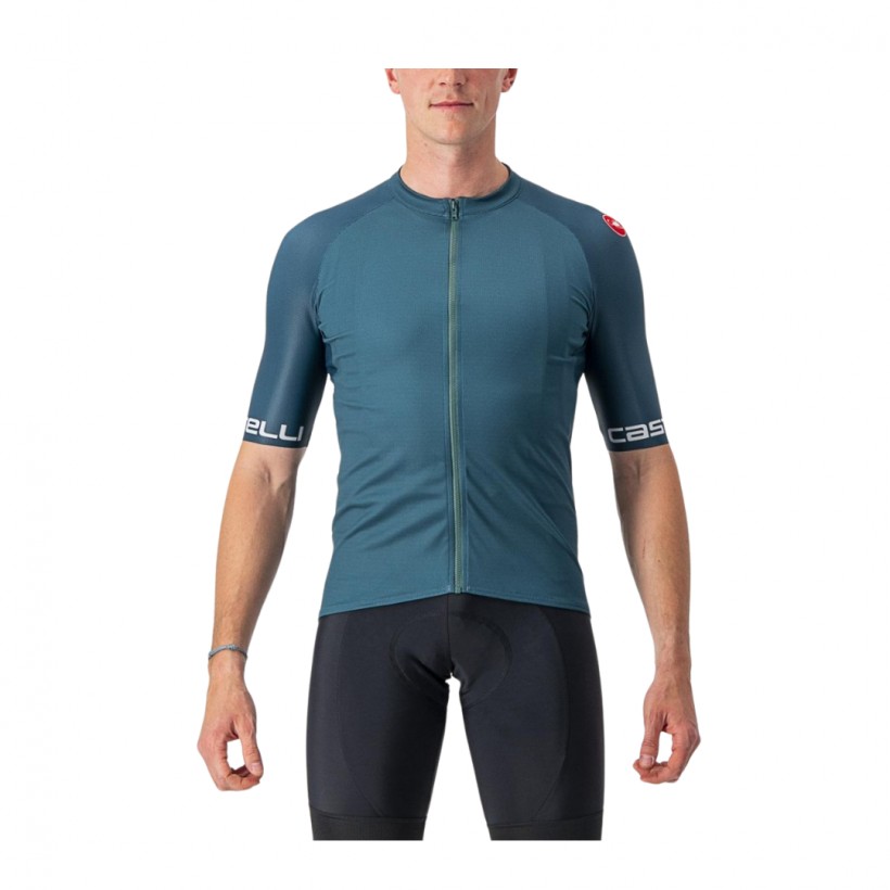 Castelli Entrata VI Kurzarmtrikot blau weiß