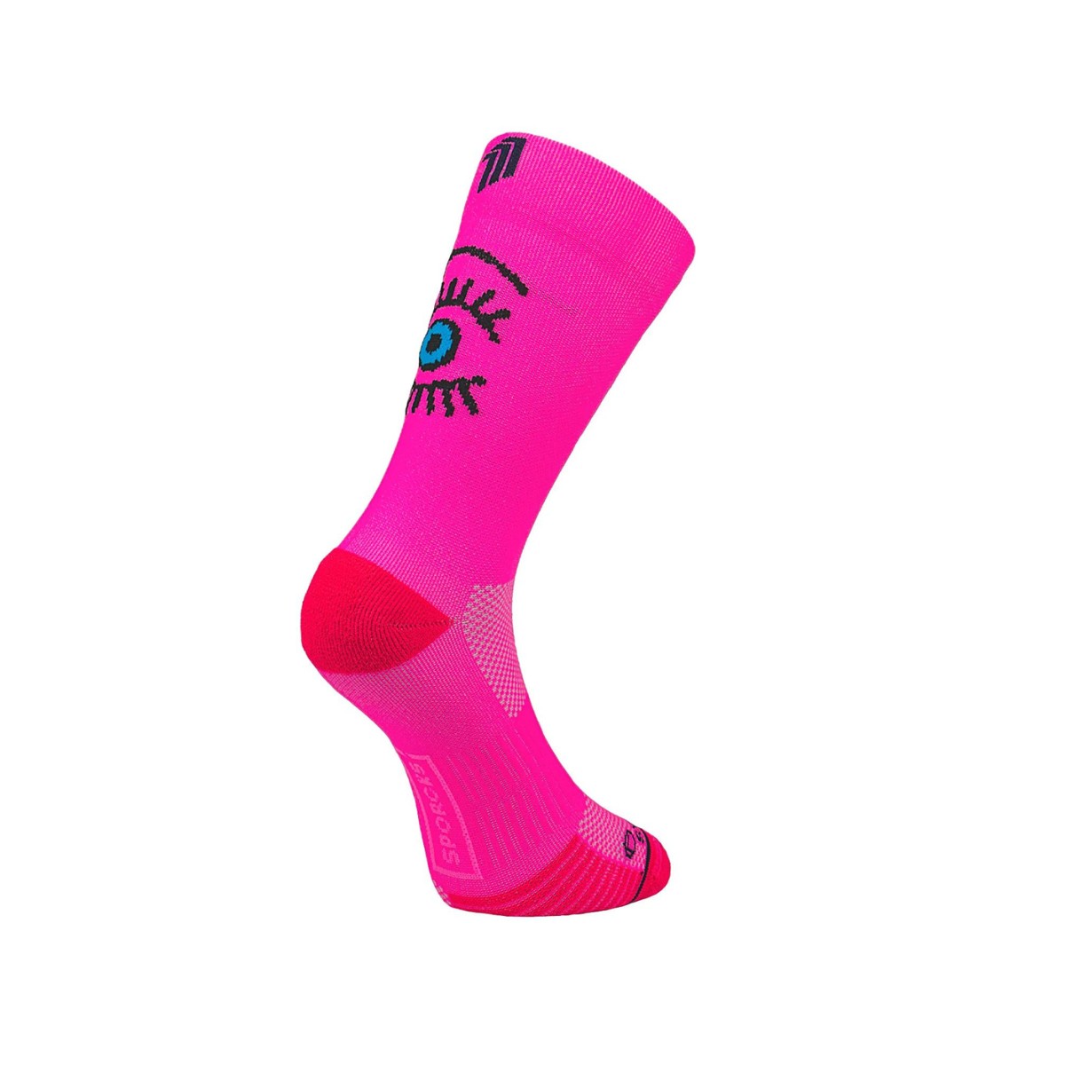 Passform günstig Kaufen-Sporcks Eye Pink Socken, Größe M. Sporcks Eye Pink Socken, Größe M <![CDATA[Sporcks Eye Pink Socken
 Leichter und mit perfekter Passform für Fußkomfort. Mit einer Frottierunterstützung, die von technischen Teilen der An