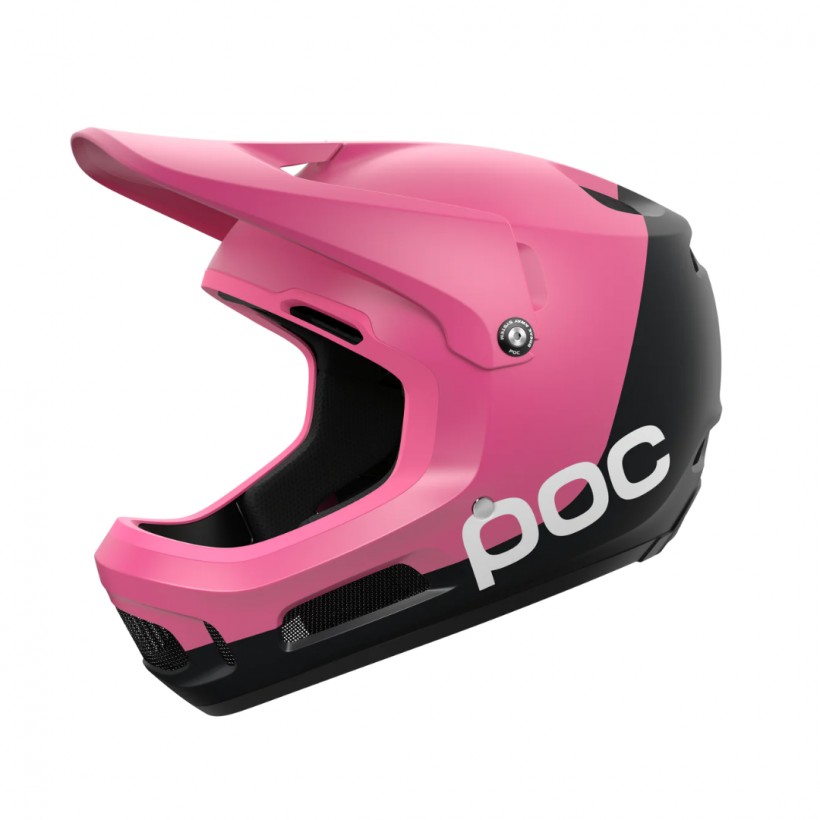 Capacete POC Coron Air MIPS rosa preto