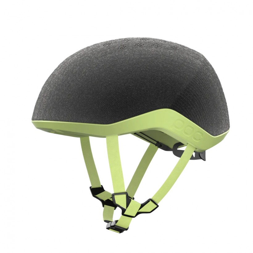 POC Myelin Helm Schwarz Limette