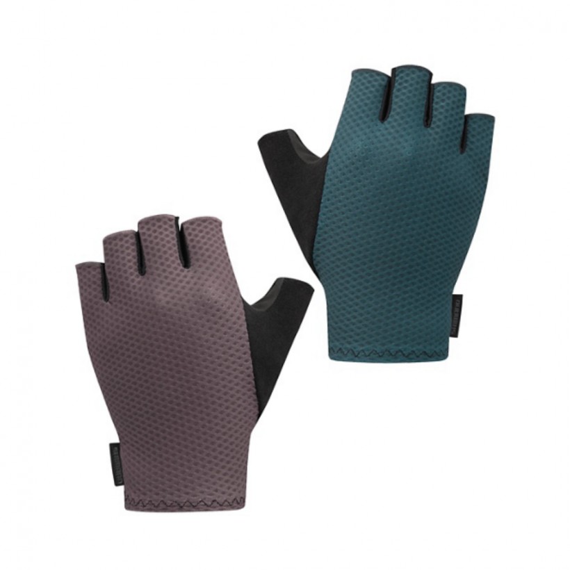 Handschuhe Shimano Gravel Blau Braun