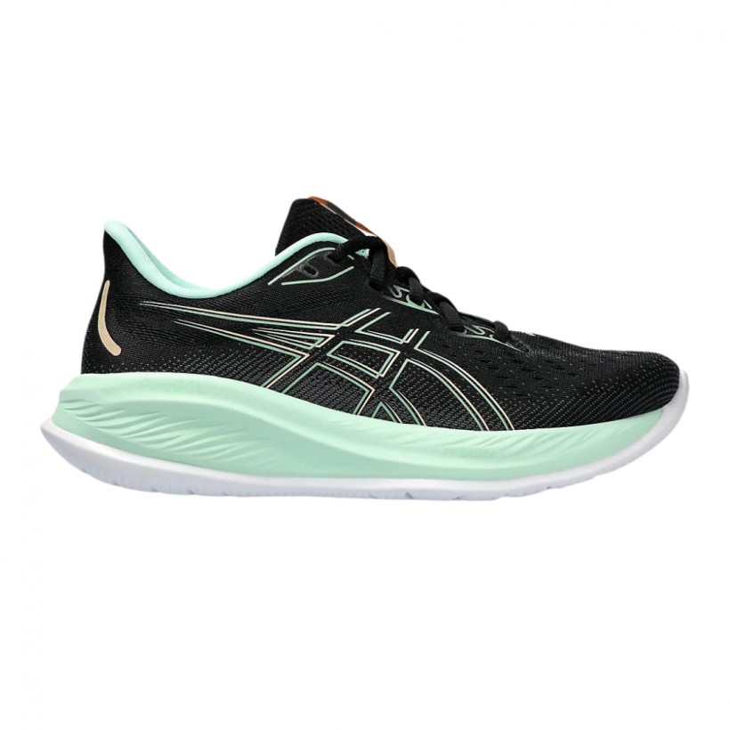 Baskets Asics Gel-Cumulus 26 Noir Vert  pour Femmes