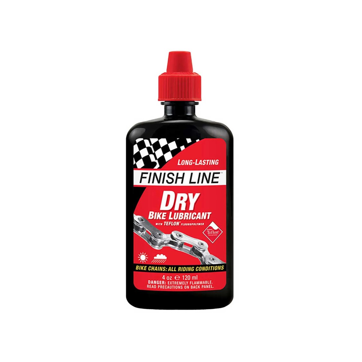 FINISH LINE TEFLON lubricant: dry bicycle lubricant