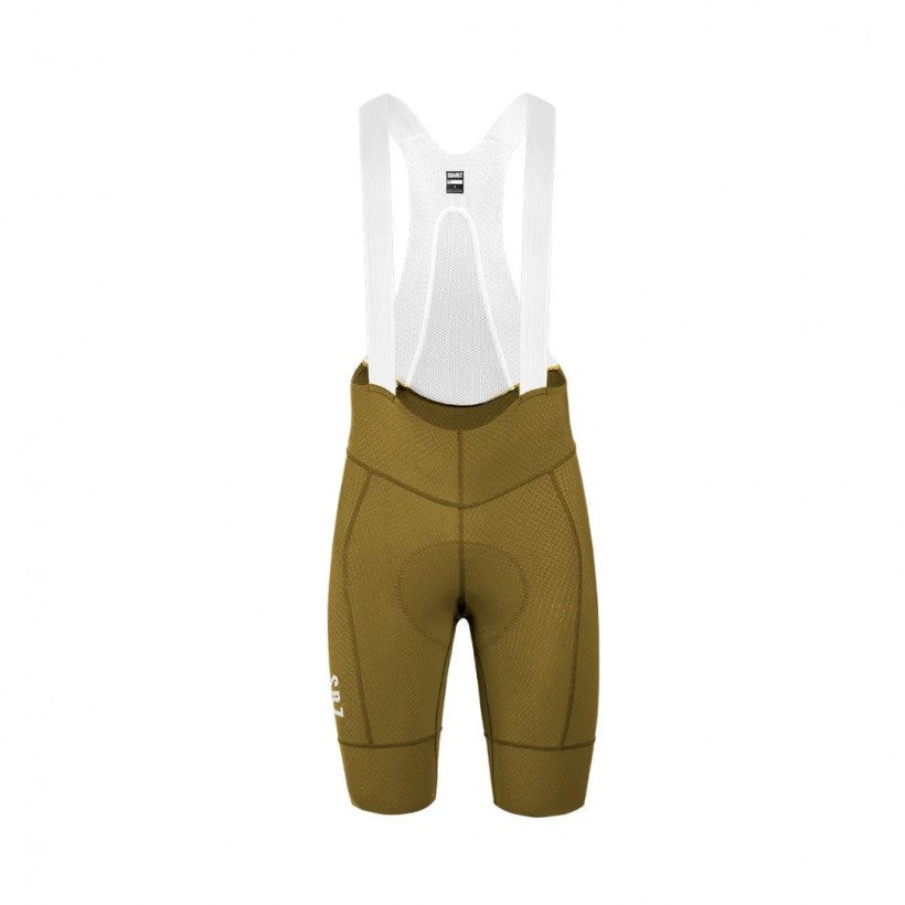 Pantaloncini con Bretelle SUAREZ Pro Hard 2.3 Bianco Senape