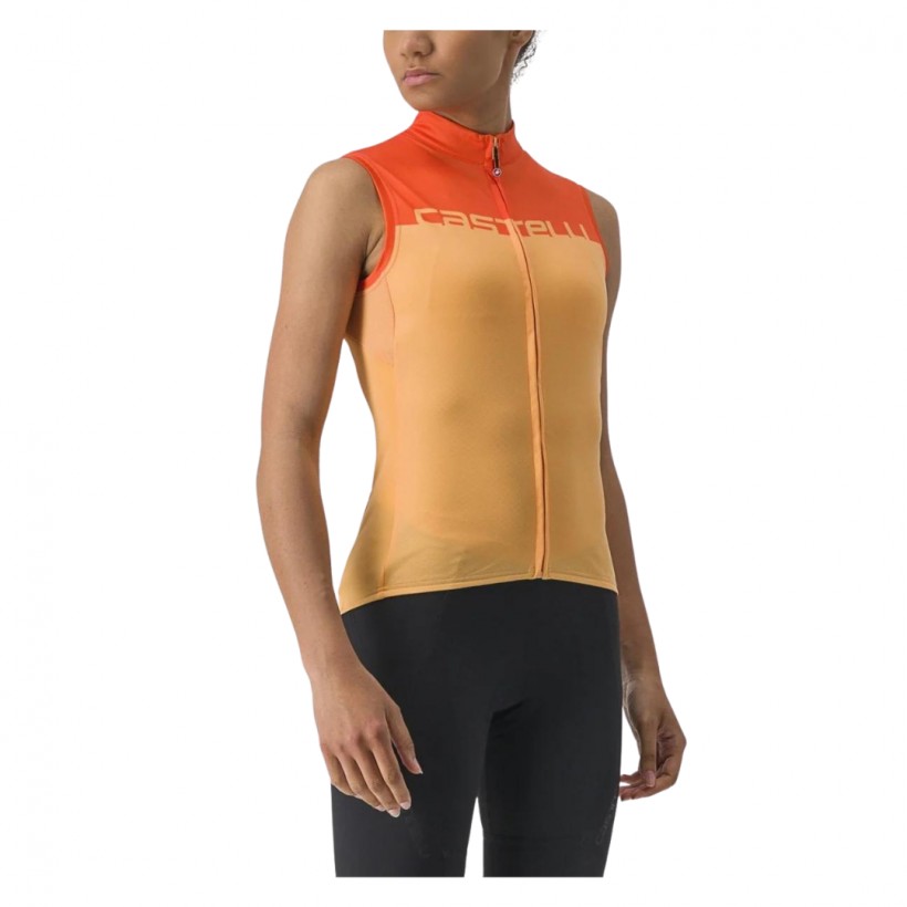 Camiseta Sem Mangas Velocissima Laranja Feminina