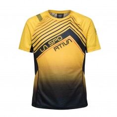La Sportiva Wave M Short Sleeve T-shirt Yellow Black