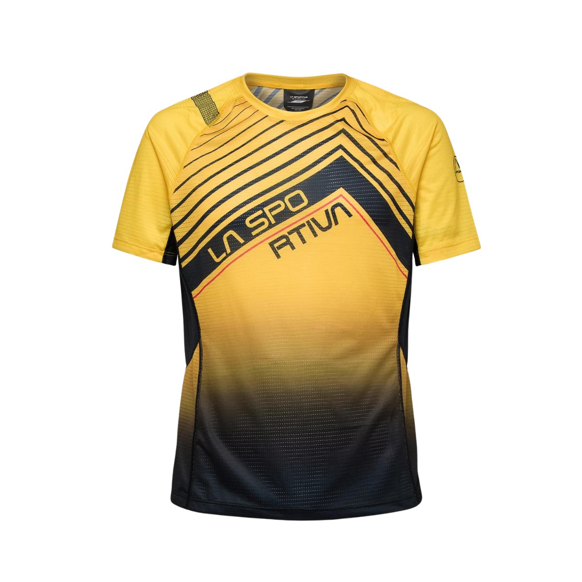 Kurzarm günstig Kaufen-La Sportiva Wave M Kurzarm-T-Shirt Gelb Schwarz, Größe M. La Sportiva Wave M Kurzarm-T-Shirt Gelb Schwarz, Größe M . 