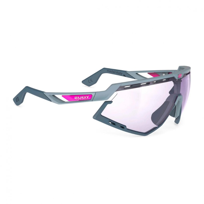 Rudy Project Defender Glacier Matte Bumper Avio Impactx™ Photochromic 2Laser Purple Goggles