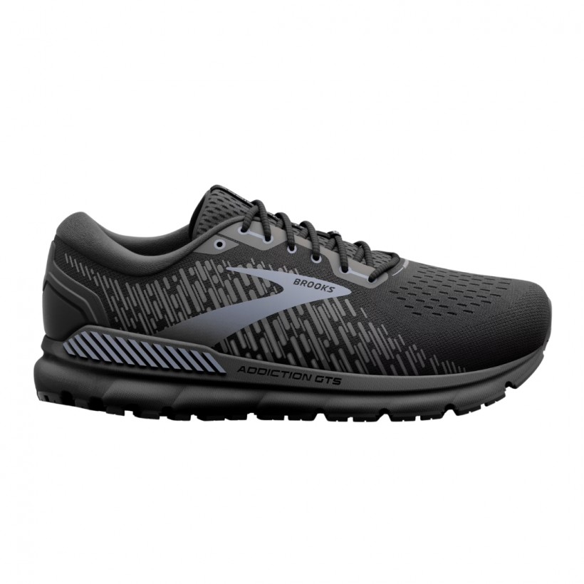 Brooks Addiction GTS 15 Black Gray SS24 Shoes