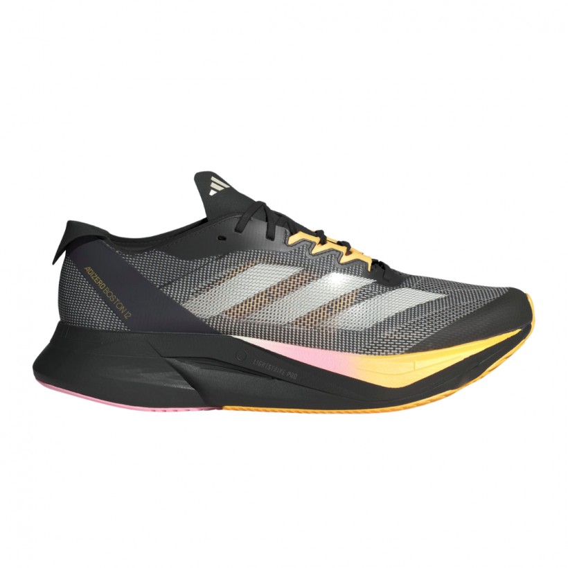 Adidas Adizero Boston 12 Black Orange AW24 Shoes