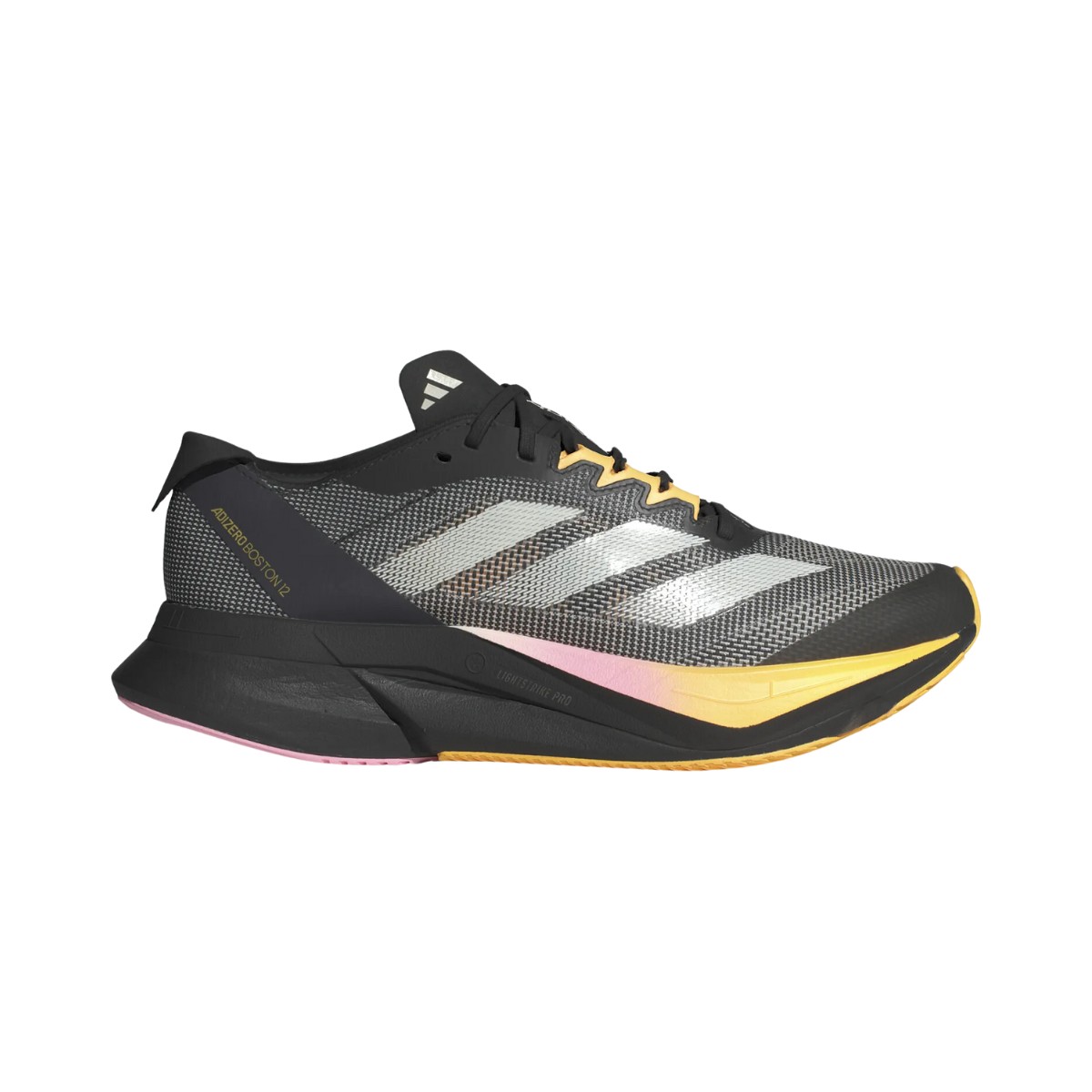 Adidas Adizero Boston 12 Schwarz Orange AW24 Damen Schuhe, Größe UK 6
