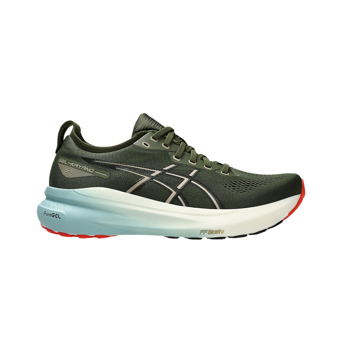 Asics Gel-Kayano 31 Grün Blau AW24 Schuhe, Größe 42 - EUR