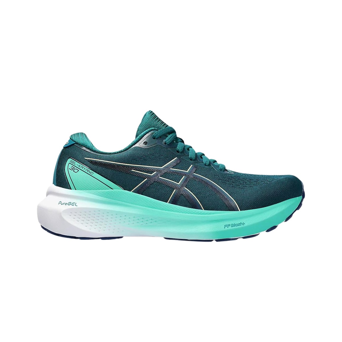 Asics green running shoes best sale