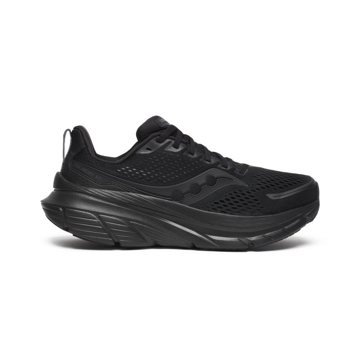 Saucony Guide 17 Schwarz AW24 Schuhe, Größe 44 - EUR