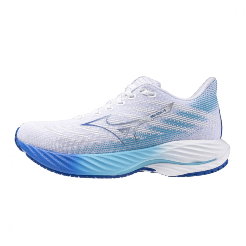 Mizuno Wave Rider 28 Blue White AW24 Women's Shoes