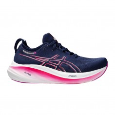 Asics Gel-Nimbus 26 Navy Blue Pink AW24 Women's Running Shoes