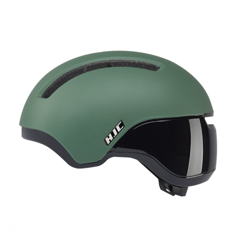 HJC Warm Green Helmet
