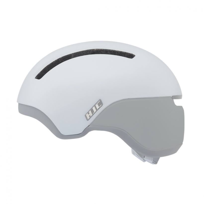 HJC Warm White Silver Helmet