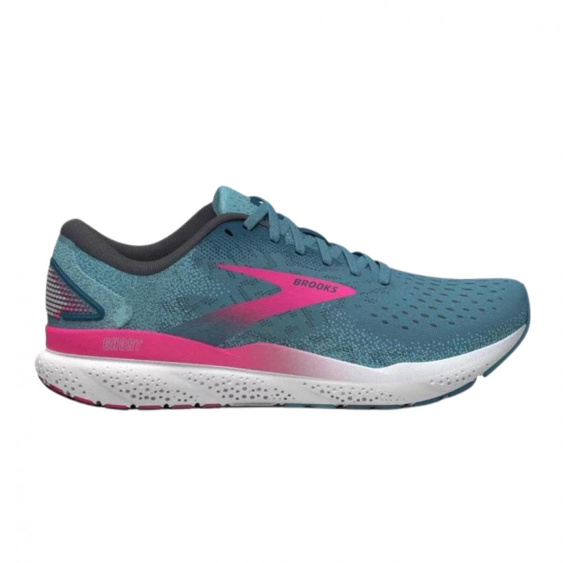 Brooks Ghost 16 Blau Rosa  Damenschuhe