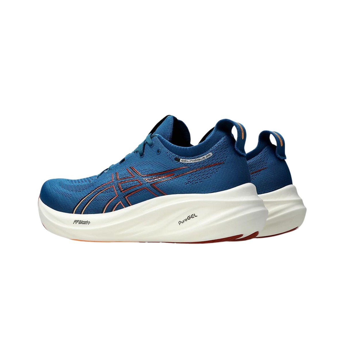 Scarpe da corsa Asics Gel Nimbus 26 Blu Arancione AW24