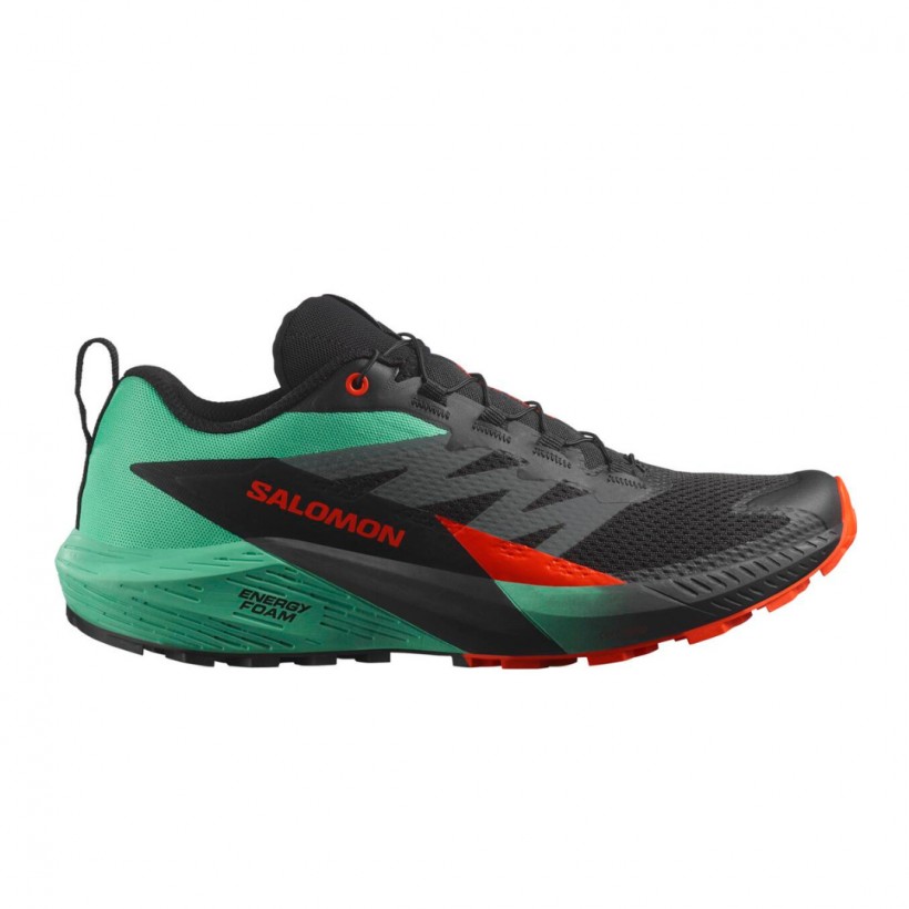 Salomon Sense Ride 5 Black Green AW24 Shoes