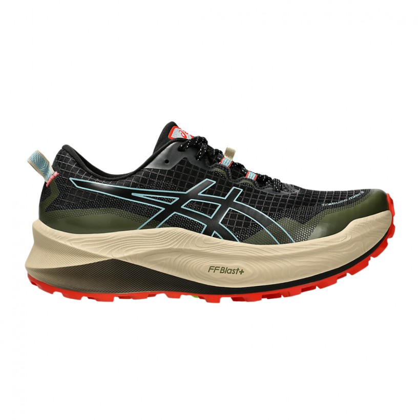 Asics Trabuco Max 3 Shoes Black Green AW24