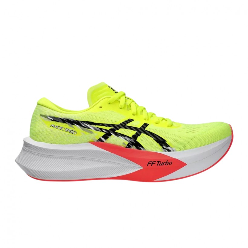 Baskets Asics Magic Speed 4 jaune noir pour femme