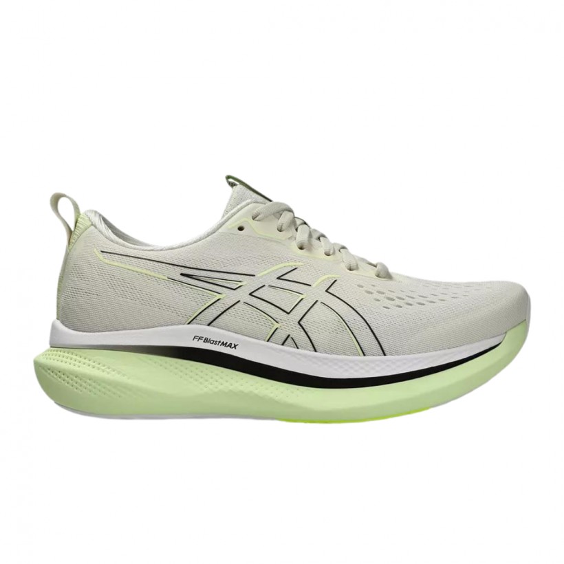 Asics Glideride Max Beige Green  Women's Running Shoes