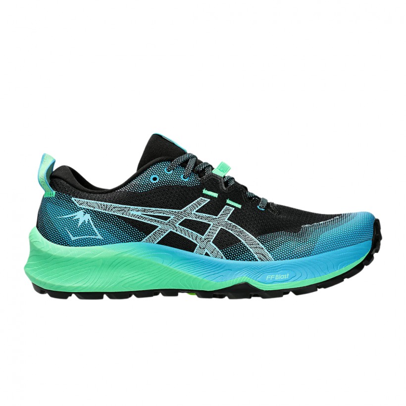 Asics Gel-Trabuco 12 Black Blue  Running Shoes