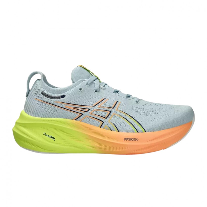 Baskets Asics Gel-Nimbus 26 Paris gris orange  pour femmes