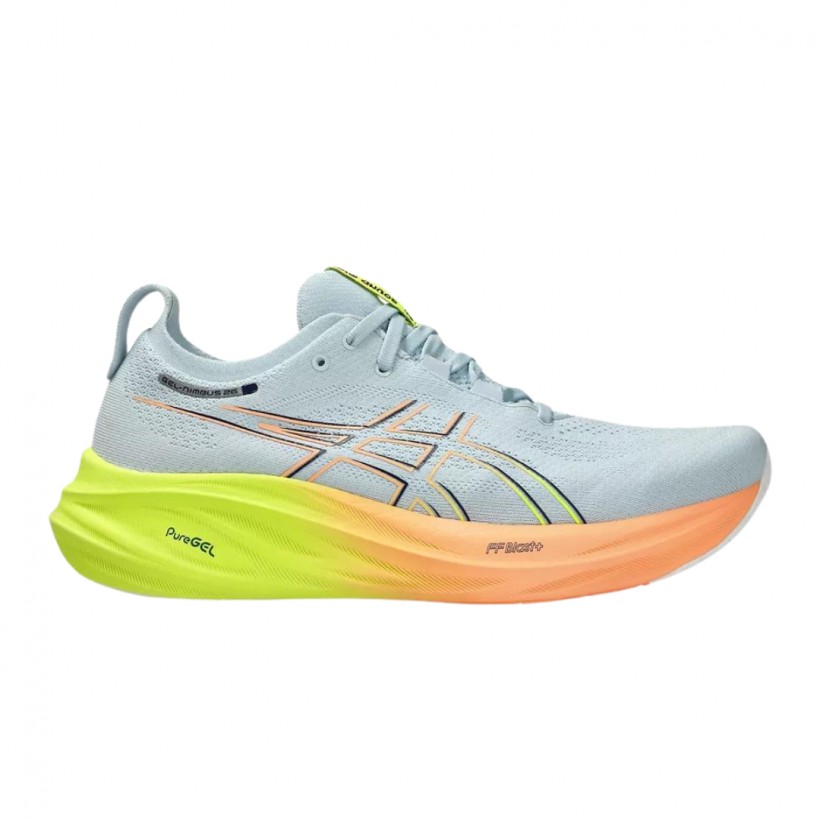 Asics Gel-Nimbus 26 Paris Schuhe Grau Orange 