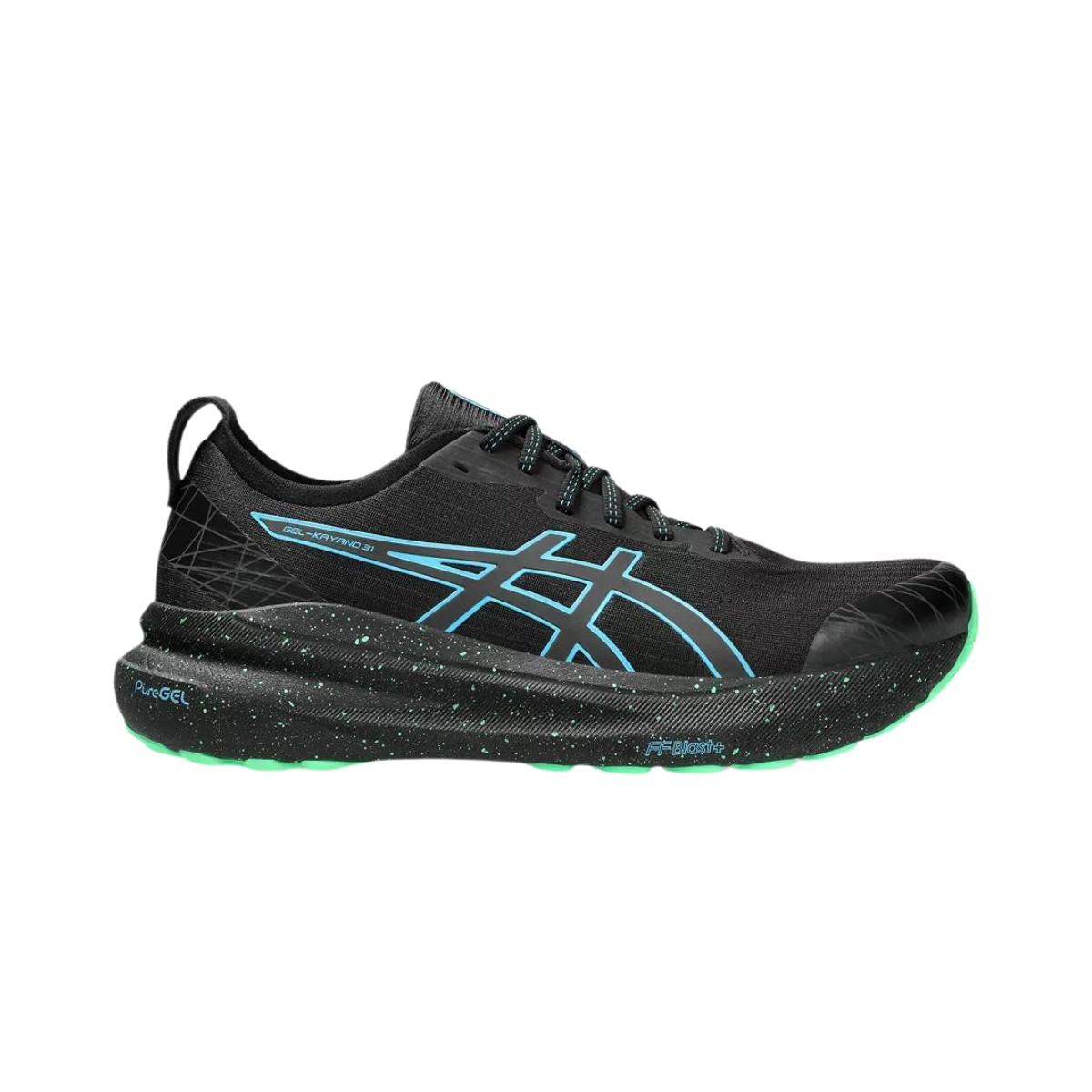 Asics Gel-Kayano 31 Lite-Show Schuhe Schwarz Blau AW24, Größe 42 - EUR