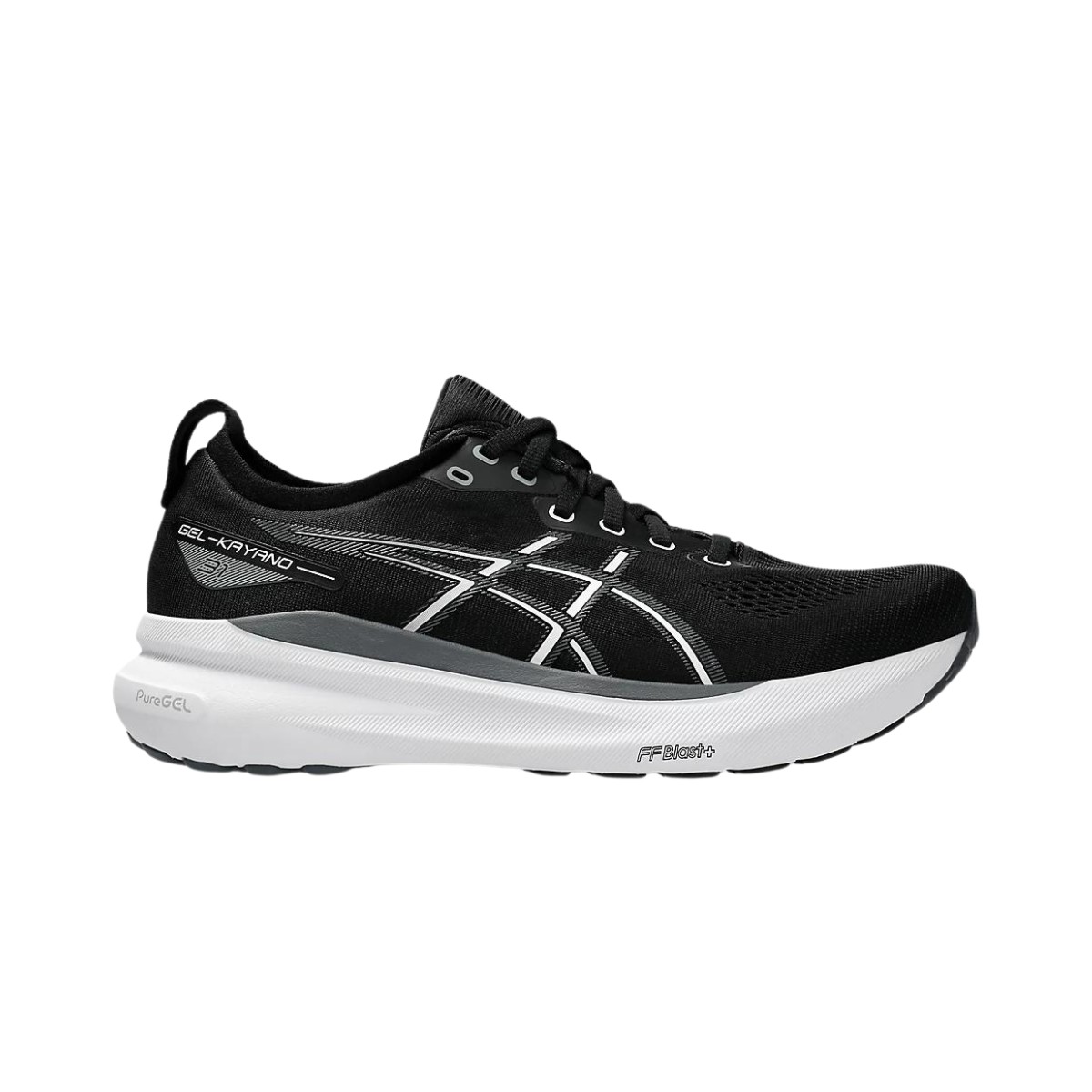 Asics Gel-Kayano 31 Schwarz Weiß AW24 Laufschuhe, Größe 44,5 - EUR