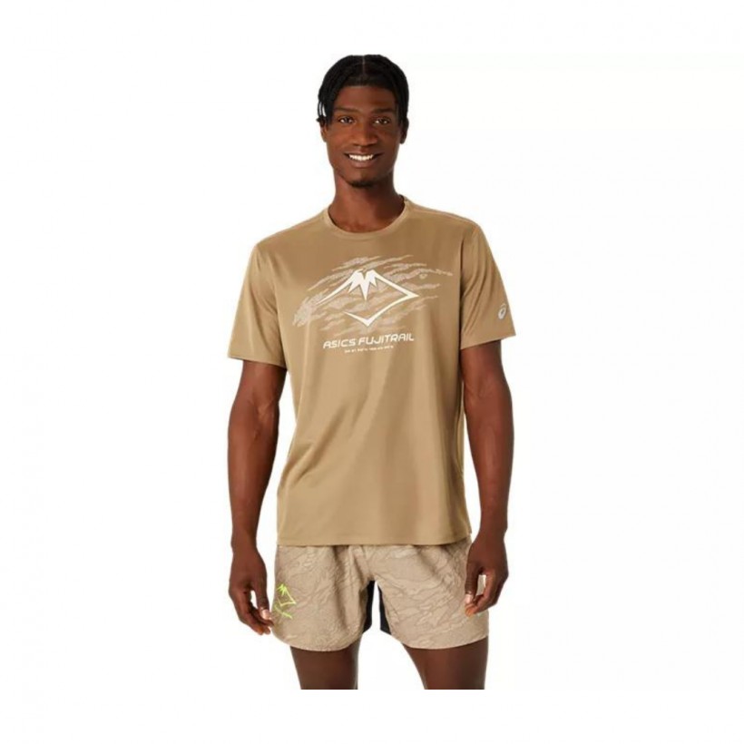 T shirt a manches courtes Asics Fujitrail Logo SS Performance et confort pour le trail running