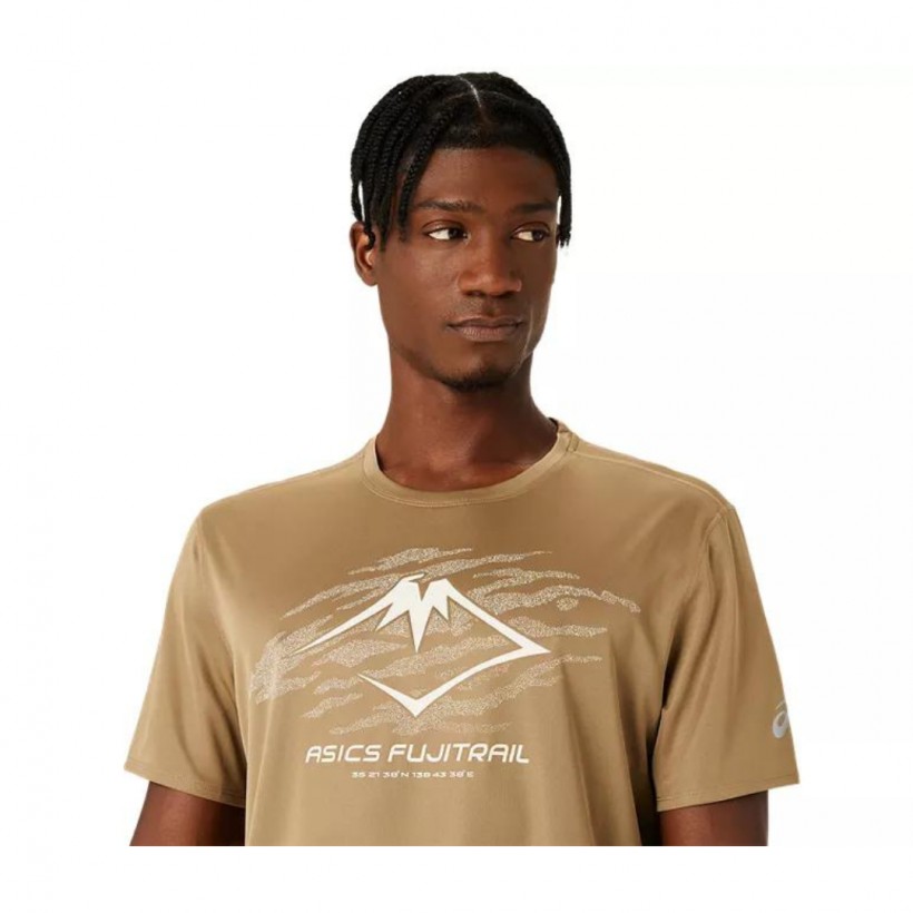 T shirt a manches courtes Asics Fujitrail Logo SS Performance et confort pour le trail running