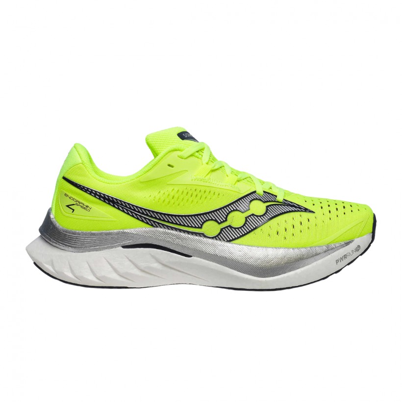 Saucony Endorphin Speed 4 Gelb Fluor AW24 Schuhe