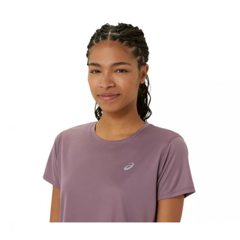 Asics t shirt femme violet online