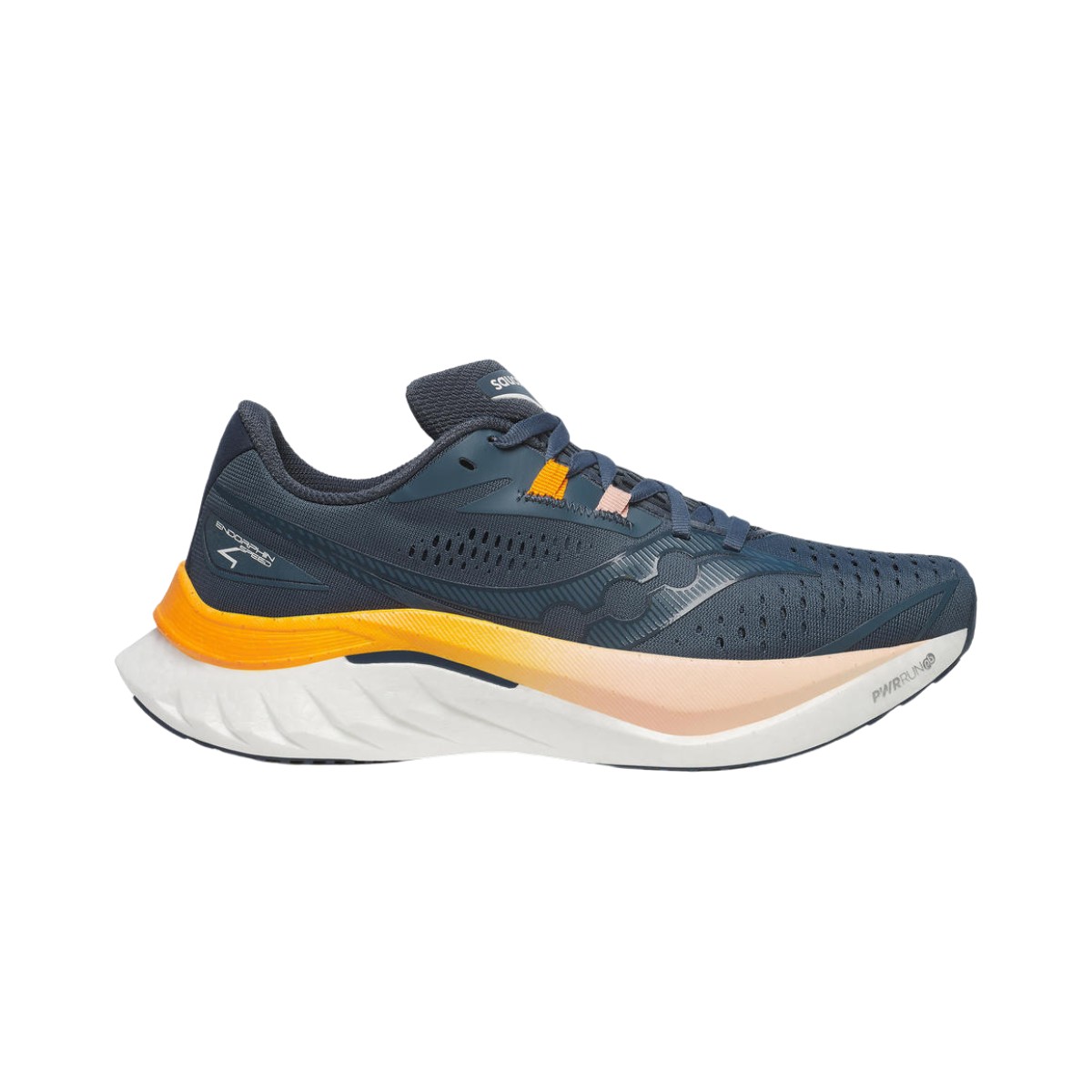 Saucony Endorphin Speed 4 Marineblau Orange AW24 Damenschuhe, Größe 38,5 - EUR