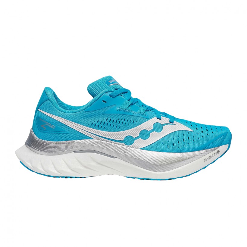 Baskets Femme Saucony Endorphin Speed 4 Bleu Blanc