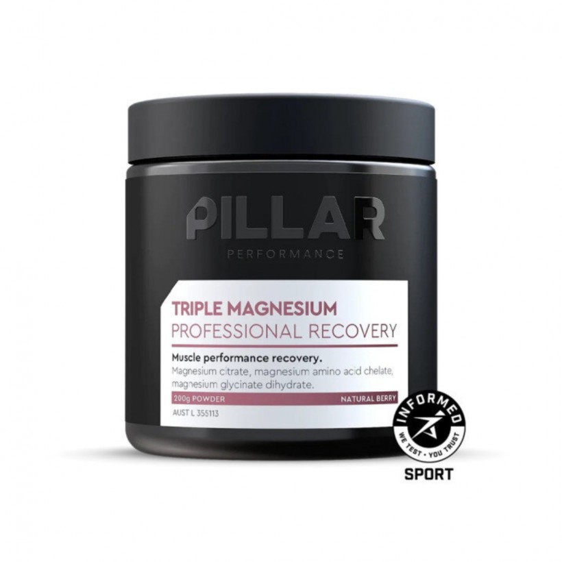 Pillar Performance Dreifach-Magnesium Professionell Himbeere 200g