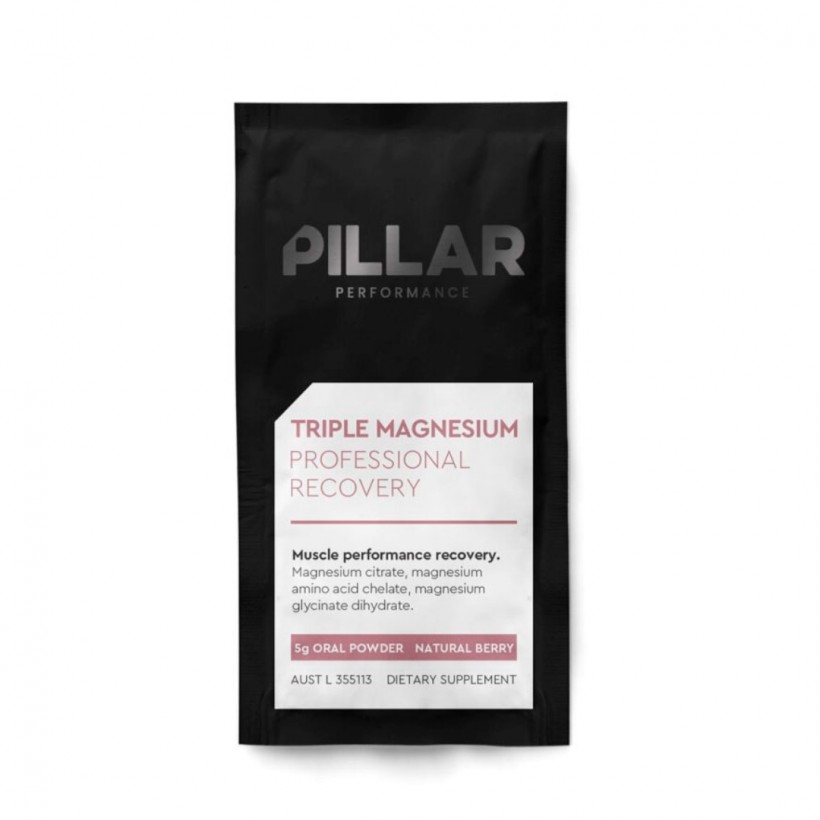 Professional Triple Magnesium Performance Pillar Recovery Natural Berry Single Dose