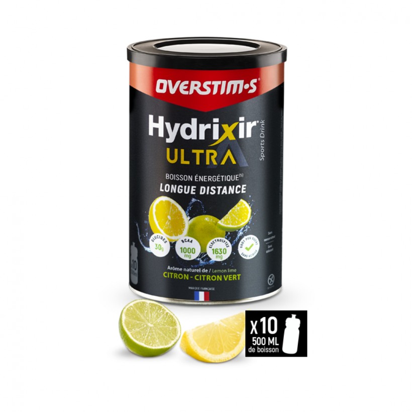 Overstims Hydrixir Long Distance Energy Drink 400 g Lemon Lime