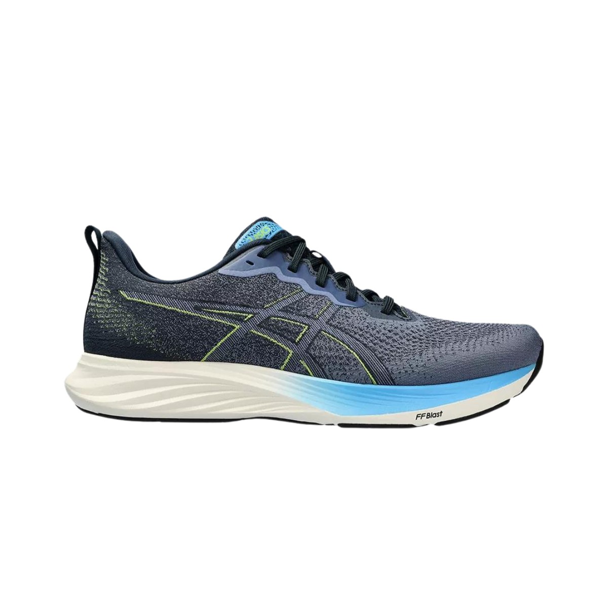 Asics Dynablast 4 Grau Blau AW24 Schuhe, Größe 46,5 - EUR