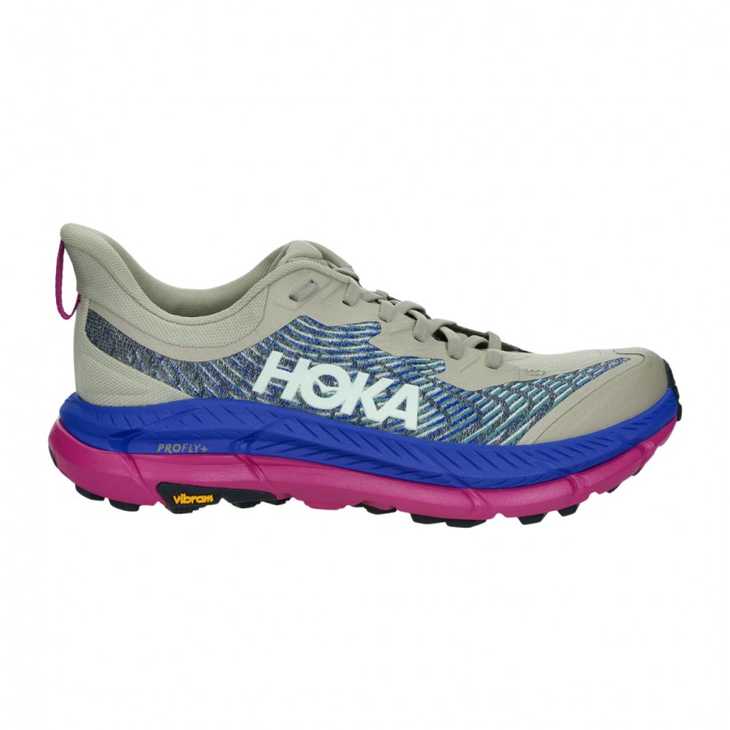 Hoka Mafate Speed 4 Blau Lila  Schuhe