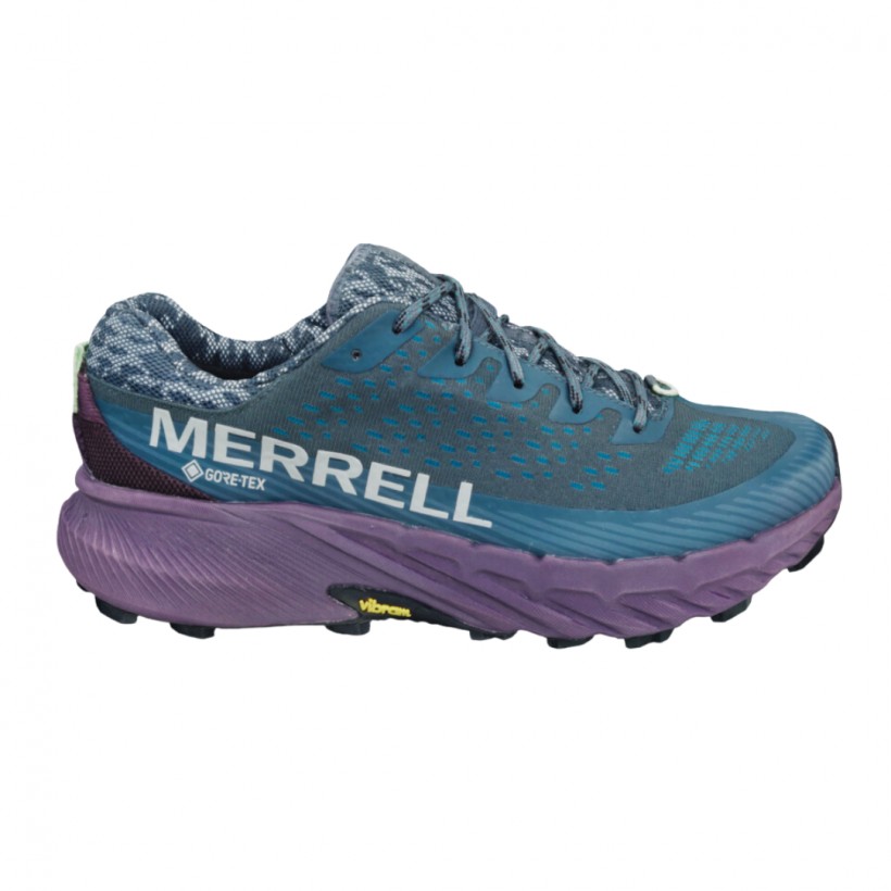 Merrell Agility Peak 5 GTX Shoes Blue Purple AW24