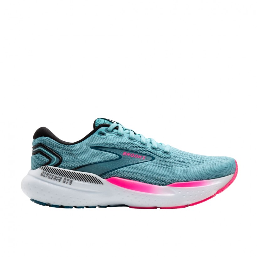 Brooks Glycerin GTS 21 Blue Pink SS24 Women's Shoes