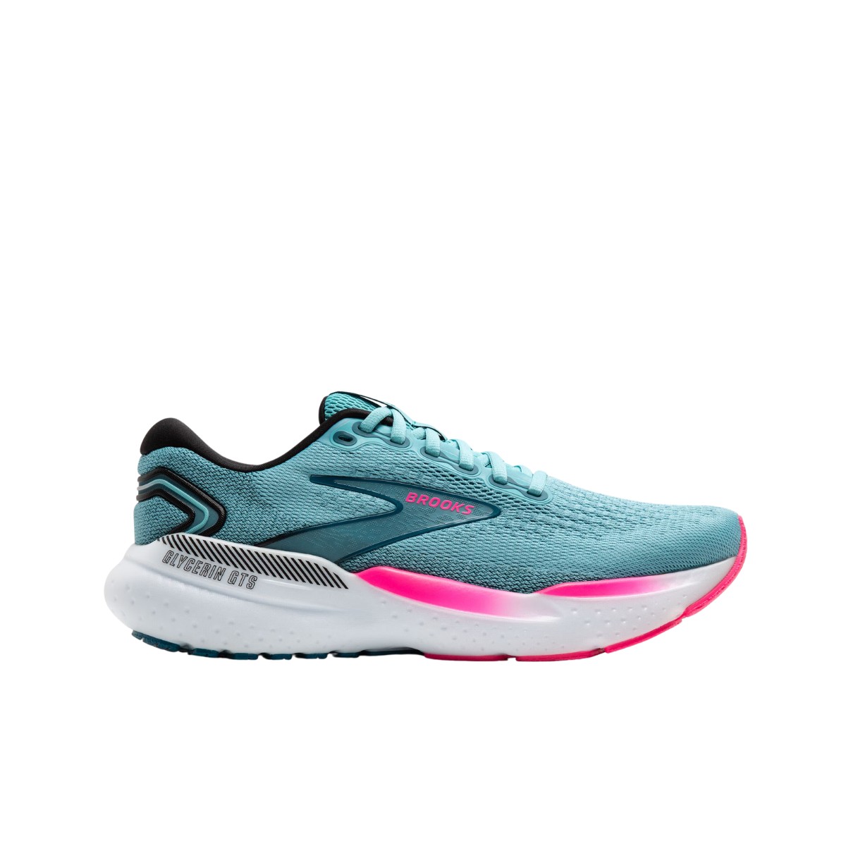 Brooks Glycerin GTS 21 Blau Rosa  Damenschuhe, Größe 38,5 - EUR