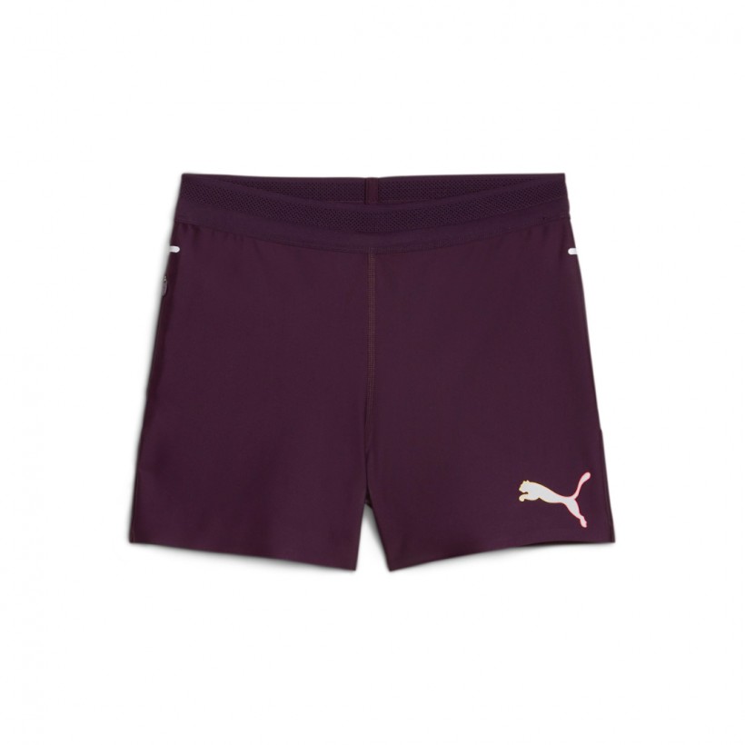 Calças Puma Run 3 Ultraform bordô mulher