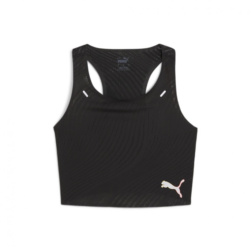 Maglia Puma Run Ultraspun nera da donna