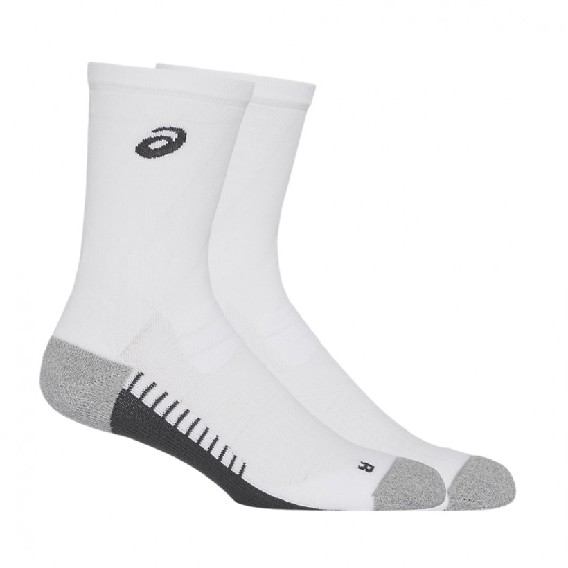 Asics Performance Run Crew Socken Weiß Grau